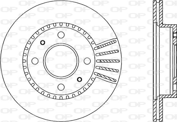 OPEN PARTS Jarrulevy BDR1707.20